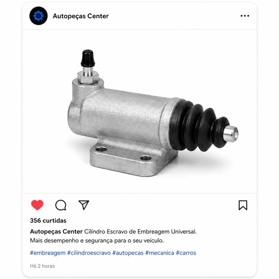 Peça aplicada em Instagram